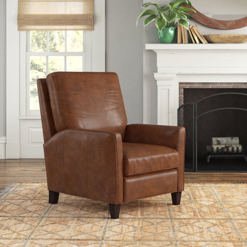 Birch Lane™ Sven Leather Recliner & Reviews Wayfair